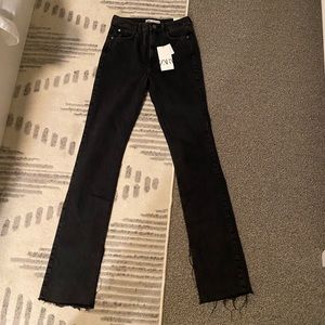 Zara Z1975 slim flare jeans with slit